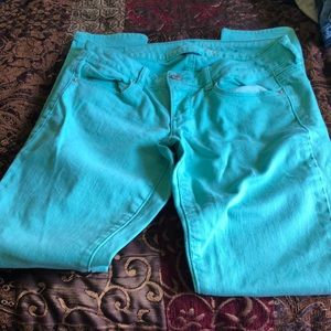American Eagle mint green jeans